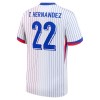 Francie T. Hernandez 22 Venkovní ME 2024 - Fotbalové Dresy (S/S)